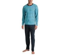 CALIDA Relax Enjoy Pyjama, lang Herren, extraglatte Fein-Interlock-Baumwolle