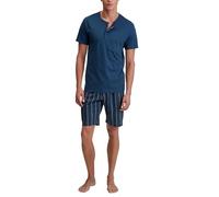 CALIDA Relax Imprint Kurz-Pyjama Herren Insignia Blue 56
