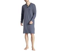 CALIDA Relax Streamline Herren-Nachthemd Herren, aus 100% Baumwolle, mit Knopfleiste