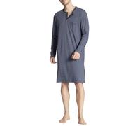 CALIDA Relax Streamline Herren-Nachthemd Herren, aus 100% Baumwolle, mit Knopfleiste