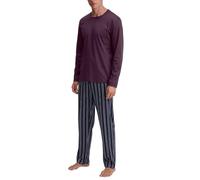 CALIDA Relax Streamline Pyjama, lang Herren, aus 100% Baumwolle