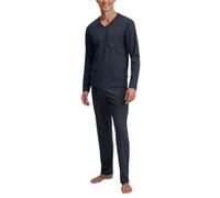 Calida Relax Streamline Pyjama Marine Baumwolle Large Herren