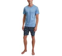 CALIDA Relax Swiss Resort Kurz-Pyjama Herren Dark Sapphire 58-60