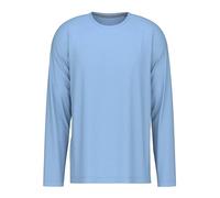 CALIDA Remix Basic Sleep Langarmshirt Herren, aus 100% Baumwolle Placid Blue 56