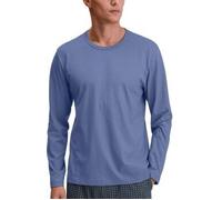 Calida Remix Basic Sleep Long Sleeve Shirt Blau Baumwolle Large Herren