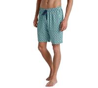 CALIDA RMX Sleep Bermudas Herren, mit Seitentaschen, aus 100% Baumwolle Aquamarine 46-48