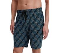 CALIDA RMX Sleep Bermudas Herren, mit Seitentaschen, aus 100% Baumwolle schwarz 58-60