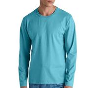 CALIDA RMX Sleep Langarmshirt Herren Bright Blue 46-48