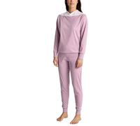 CALIDA Soulmate Bündchen-Pyjama Damen, aus 100% Baumwolle
