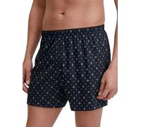 CALIDA Selected Cotton Boxershorts Herren, Baumwolle, mit Eingriff, Knopfverschluss, hautfreundlich, pflegeleicht Dark Sapphire 52-54