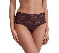 CALIDA Sensual Secrets Slip Damen, High-Waist, breiter, transparenter Spitzenbund