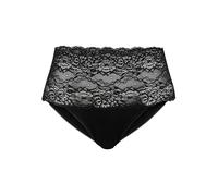 CALIDA Sensual Secrets Slip Damen, High-Waist, breiter, transparenter Spitzenbund