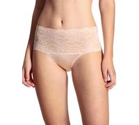 CALIDA Sensual Secrets Slip Damen, High-Waist, breiter, transparenter Spitzenbund