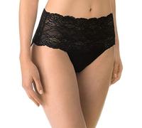 CALIDA Sensual Secrets Slip Damen, High-Waist, breiter, transparenter Spitzenbund