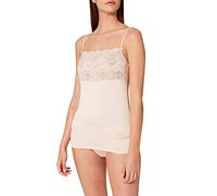 CALIDA Sensual Secrets Spaghetti-Top Damen, Brustbereich komplett aus zarter, semitransparenter Spitze, verstellbare Träger