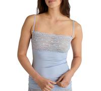 CALIDA Sensual Secrets Spaghetti-Top Damen, Brustbereich komplett aus zarter, semitransparenter Spitze, verstellbare Träger
