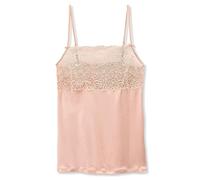 CALIDA Sensual Secrets Spaghetti-Top Damen, Brustbereich aus zarter, semitransparenter Spitze, verstellbare Träger lace Parfait pink 48-50