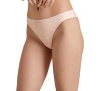 CALIDA Sensual Secrets String Damen, Low Cut, aus feinster Baumwolle, Rückseite aus transparenter Spitze