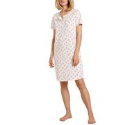 CALIDA Shell Nights Kurzarm-Nachthemd, Länge 95cm Damen, aus 100% Baumwolle