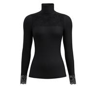 CALIDA Silky Wool Glam Langarmshirt Damen, mit Rollkragen, aus Wolle-Seide, Feinripp, temperaturausgleichend und geruchsneutralisierend