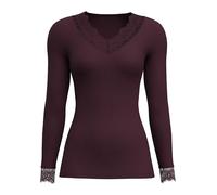 CALIDA Silky Wool Joy Langarmshirt Damen, aus Wolle-Seide, für empfindliche Haut, temperaturausgleichend und geruchsneutralisierend