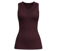 CALIDA Silky Wool Joy Tank-Top Damen Black Cherry 44-46