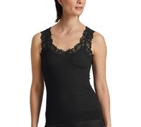 CALIDA Damen Silky Wool Joy T-Shirt, Ws Schwarz, 36-38 EU