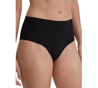 Calida Bodywear Damen Midi-Slip Sleek Skin – nahtlos, extraweich – Schwarz M (44/46)