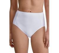 Calida High-Waist-Slip Sleek Skin – Microfaser, körpernah, Weiß, Damen Größe L (48/50)