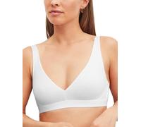Soft-BH CALIDA "Sleek Skin", Damen, Gr. 80, Cup B, weiß, Obermaterial: 75% Polyamid, 25% Elasthan, BHs Soft-BH, mit leichten, vorgeformten Cups, in Single-Jersey Qualität (84528531-80) weiß
