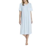 CALIDA Soft Cotton Kurzarm-Nachthemd Damen hellblau 48-50