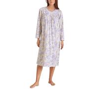 CALIDA Soft Cotton Langarm-Nachthemd, Länge 110 cm Damen, Twilight Purple, 36-38