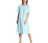 Calida Damen Soft Cotton Kurzarm Nachthemd, Hellblau, 52-54