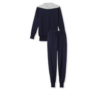 Calida Bodywear Damenpyjama Ultramarinblau/Weiß Größe L