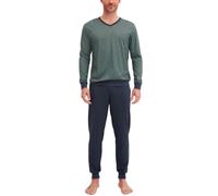 Calida Herren-Pyjama Special Bündchen - 100% Baumwolle - Größe XXL