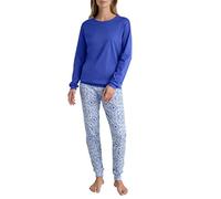 CALIDA Spring Flower Dreams Bündchen-Pyjama Damen, aus 100% Supima Baumwolle
