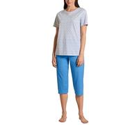Calida Damen Spring Nights Pyjamaset, azurit Blue, 48-50