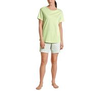 CALIDA Spring Nights Kurz-Pyjama Damen, aus 100% Baumwolle, atmungsaktiv und klimaregulierend