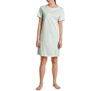 CALIDA Spring Nights Kurzarm-Nachthemd Damen | Länge 95cm, atmungsaktiv und klimaregulierend, aus 100% Baumwolle