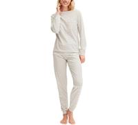 CALIDA Sweet Dreams Bündchen-Pyjama Damen | Schlafanzug mit Bündchen, weiche Interlock-Qualität und angenehmer Komfort