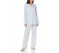 CALIDA Sweet Dreams Pyjama, durchgeknöpft Damen, aus 100% Baumwolle, Hose mit stoffbezogenem Gummibund