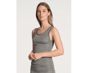 Calida Tank-Top aus Wolle-Seide "True Confidence" Grau M