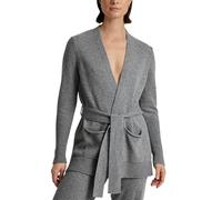 CALIDA The Cosy Collection Strickjacke Damen, aus 100% Merinowolle Cosy Grey melé 48-50