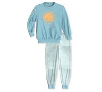 CALIDA Toddlers Bündchen-Pyjama Kinder, aus 100% weicher Bio Baumwolle, weiche Bündchen für zusätzliche Wärme, pflegeleicht