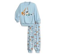 CALIDA Toddlers Bündchen-Pyjama Kinder, aus Bio Baumwolle, hautfreundlich, pflegeleicht