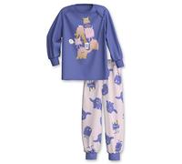CALIDA Toddlers Bündchen-Pyjama Kinder, aus Bio Baumwolle, hautfreundlich, pflegeleicht