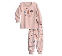 CALIDA Toddlers Bündchen-Pyjama Kinder, aus Bio Baumwolle, hautfreundlich, pflegeleicht Peach Rose 80-86