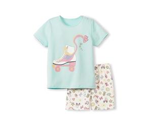 CALIDA Toddlers Kinder Kurz-Pyjama Kinder, aus 100% Bio-Baumwolle