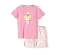 CALIDA Toddlers Kurz-Pyjama Kinder, aus 100% Bio Baumwolle, natürliche Temperaturregulierung, pflegeleicht Sweet Lilac 80-86