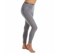 Calida Damen Leggings True Confidence aus Schurwolle und Seide thermoregulierende Tights grau